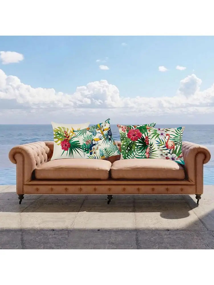 4PCS Outdoor Garden Cushion Cover (Pillow Not Included)