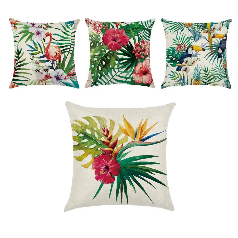 4PCS Outdoor Garden Cushion Cover (Pillow Not Included)