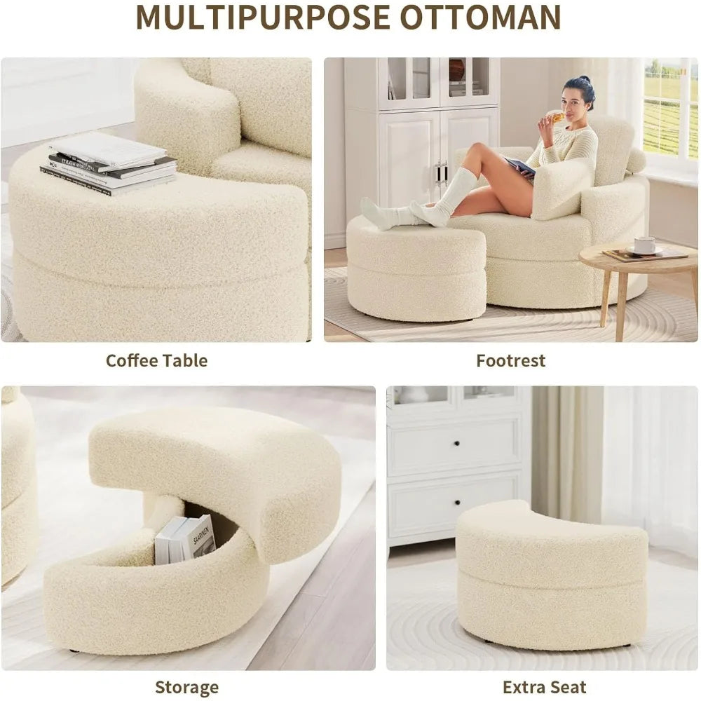 Ottoman swivel chairs