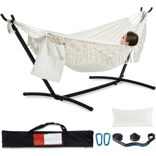 Double Hammock with Stand