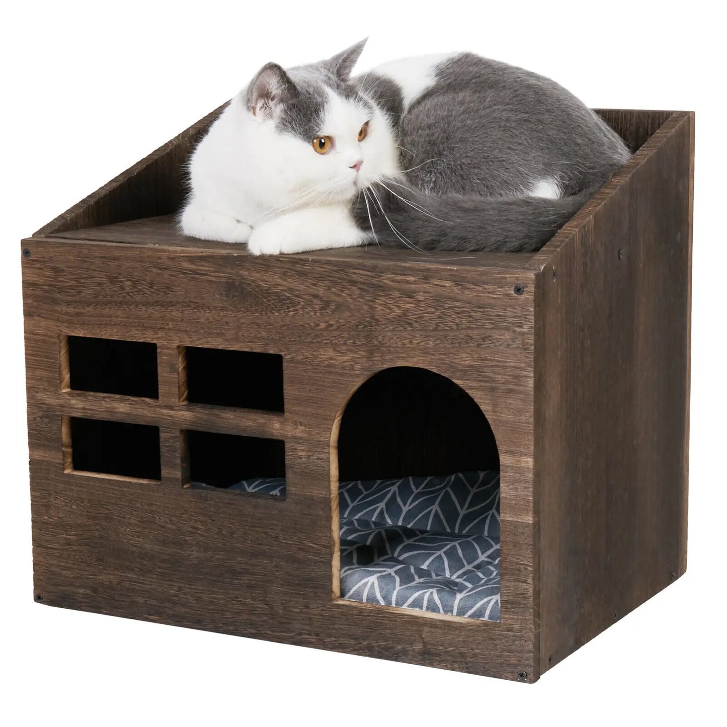 Solid Wooden Cat  Litter Box