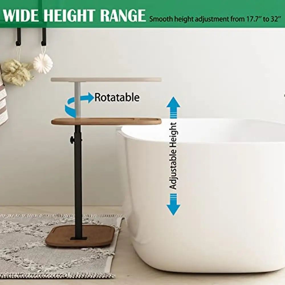 Adjustable Height End Table