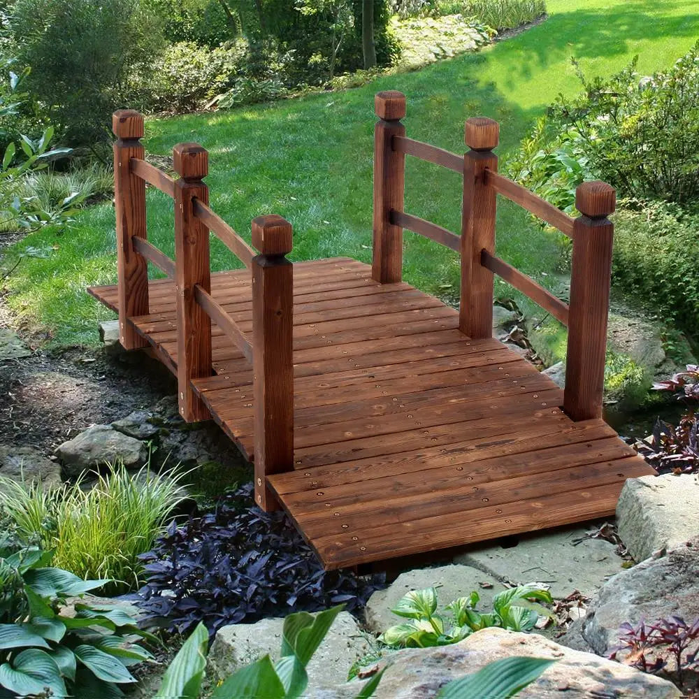 US 5FT/3.3FT Wooden Bridge