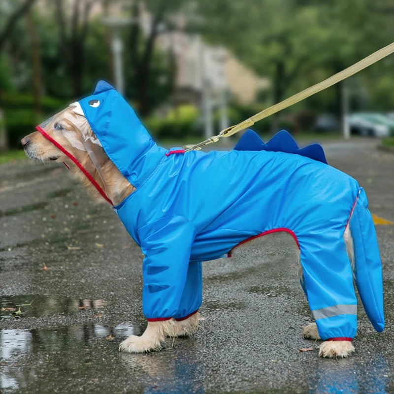 Large Dog Rain Coat Jacket