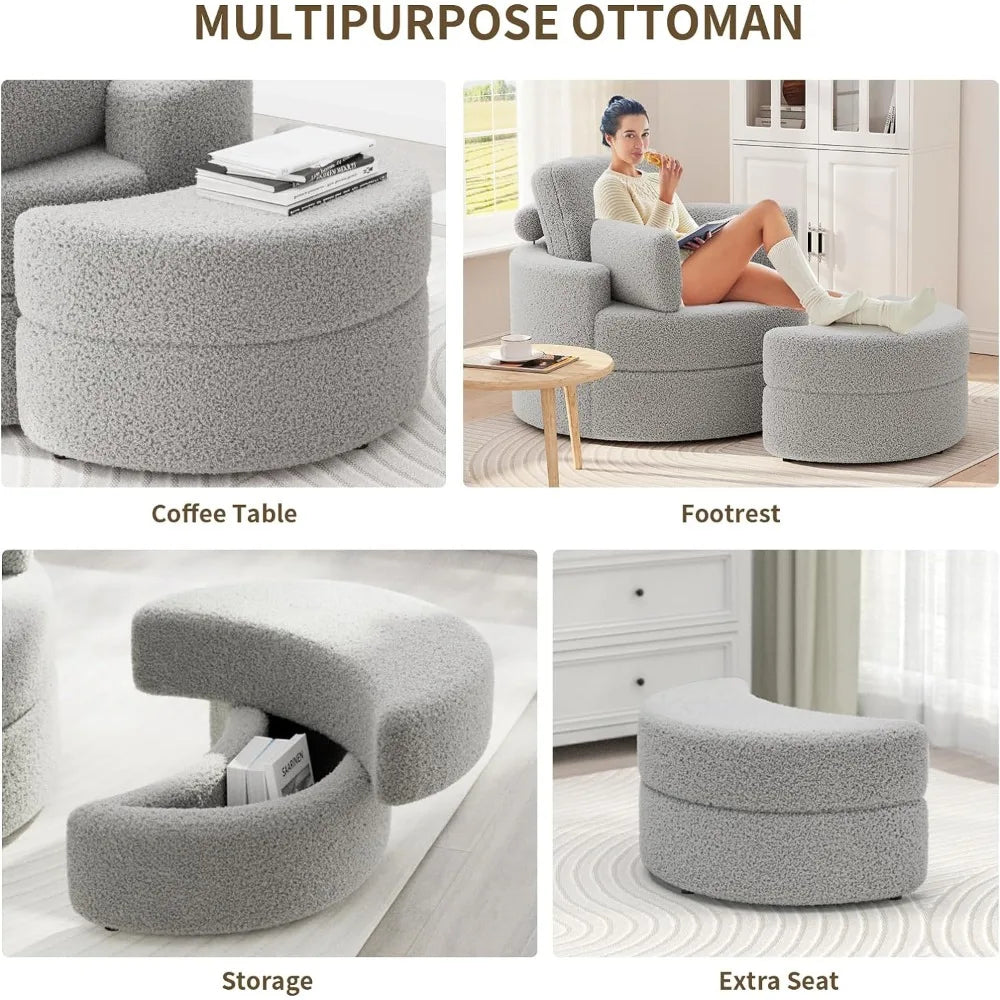 Ottoman swivel chairs