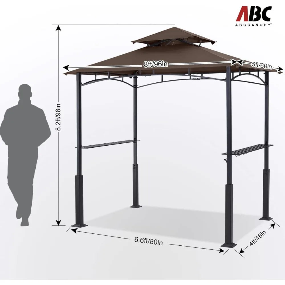 8'x 5' Grill Gazebo Canopy