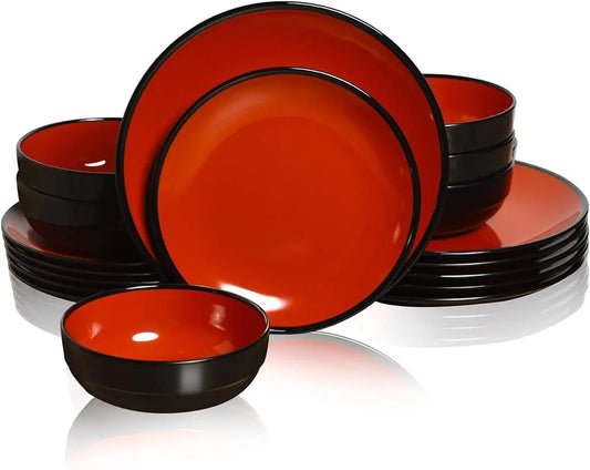 Dinnerware Sets for 6, Melamine