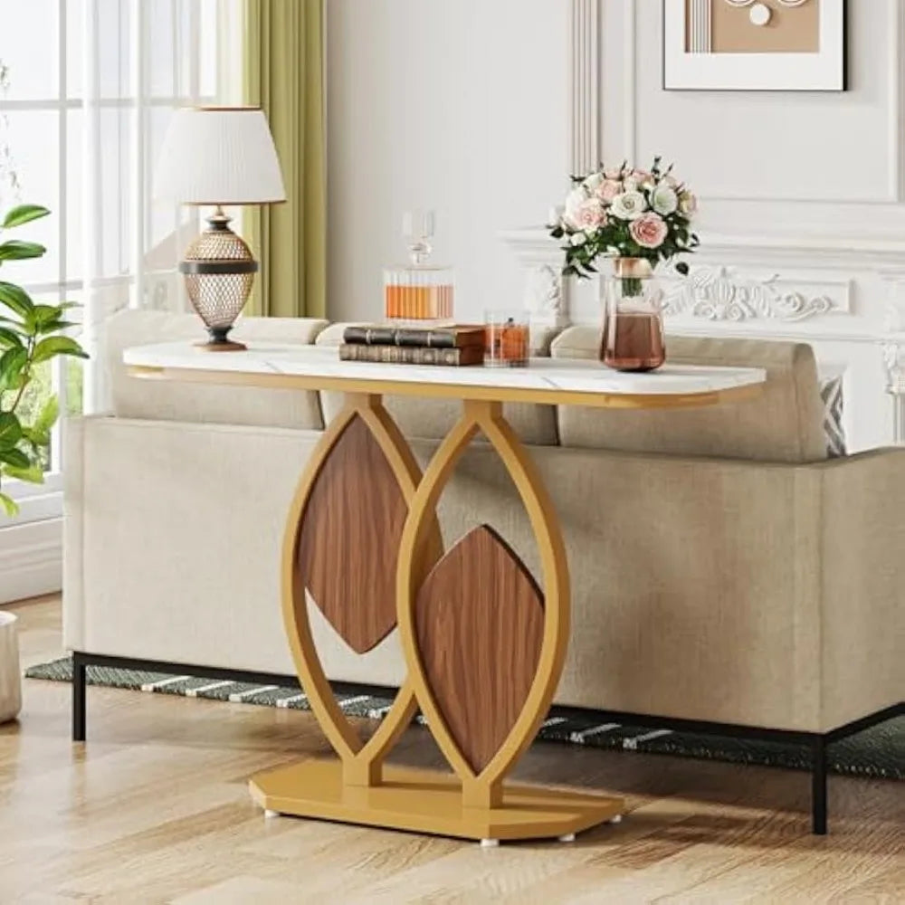 Modern Gold Console Table