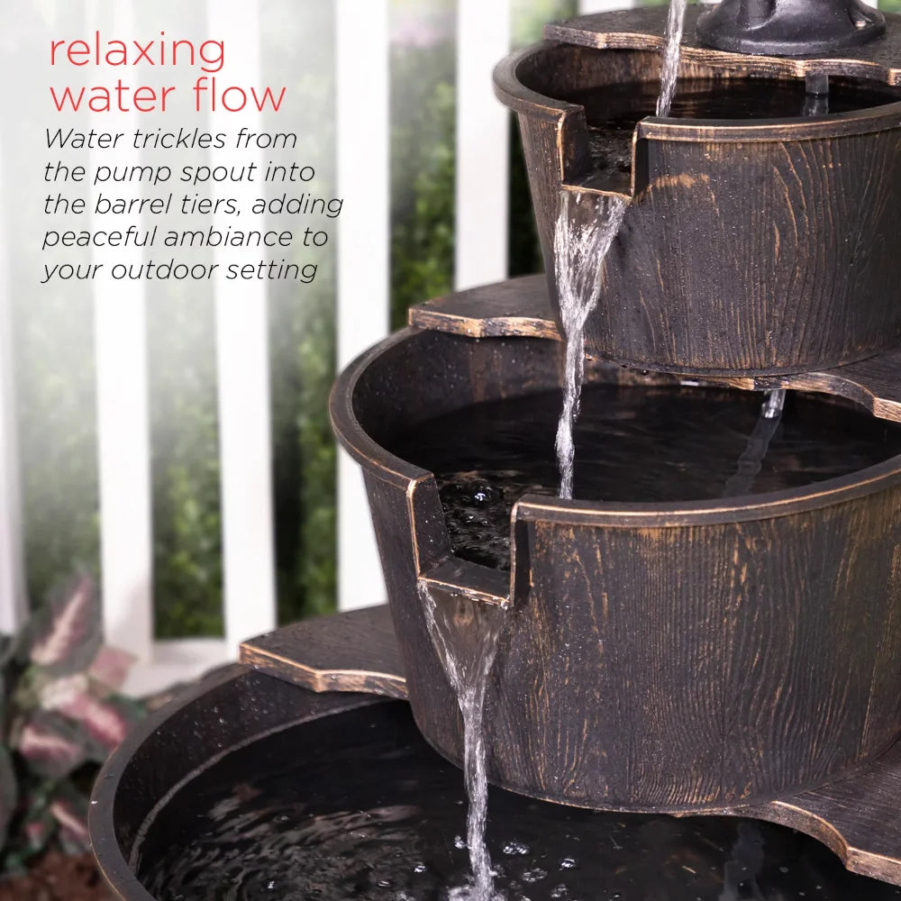 Three Tier Outdoor Fountain