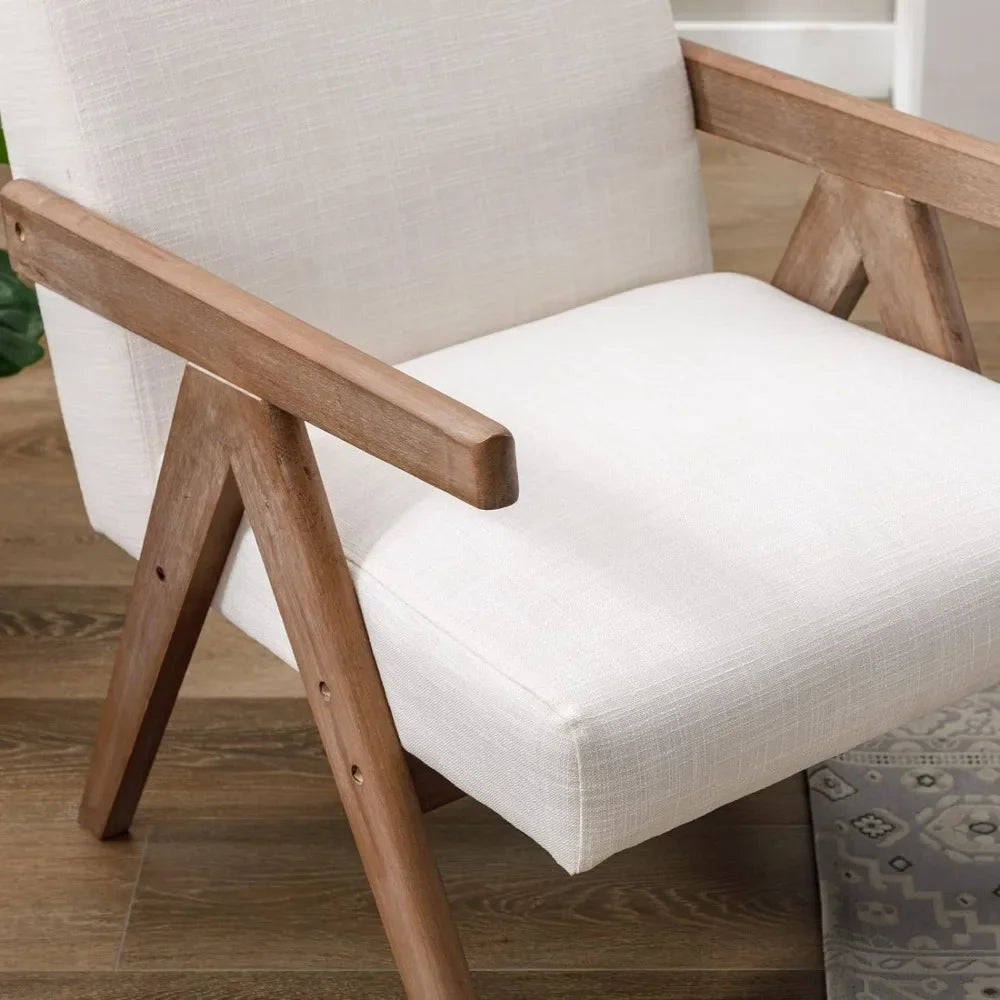 Linen Accent Chairs for Living Room