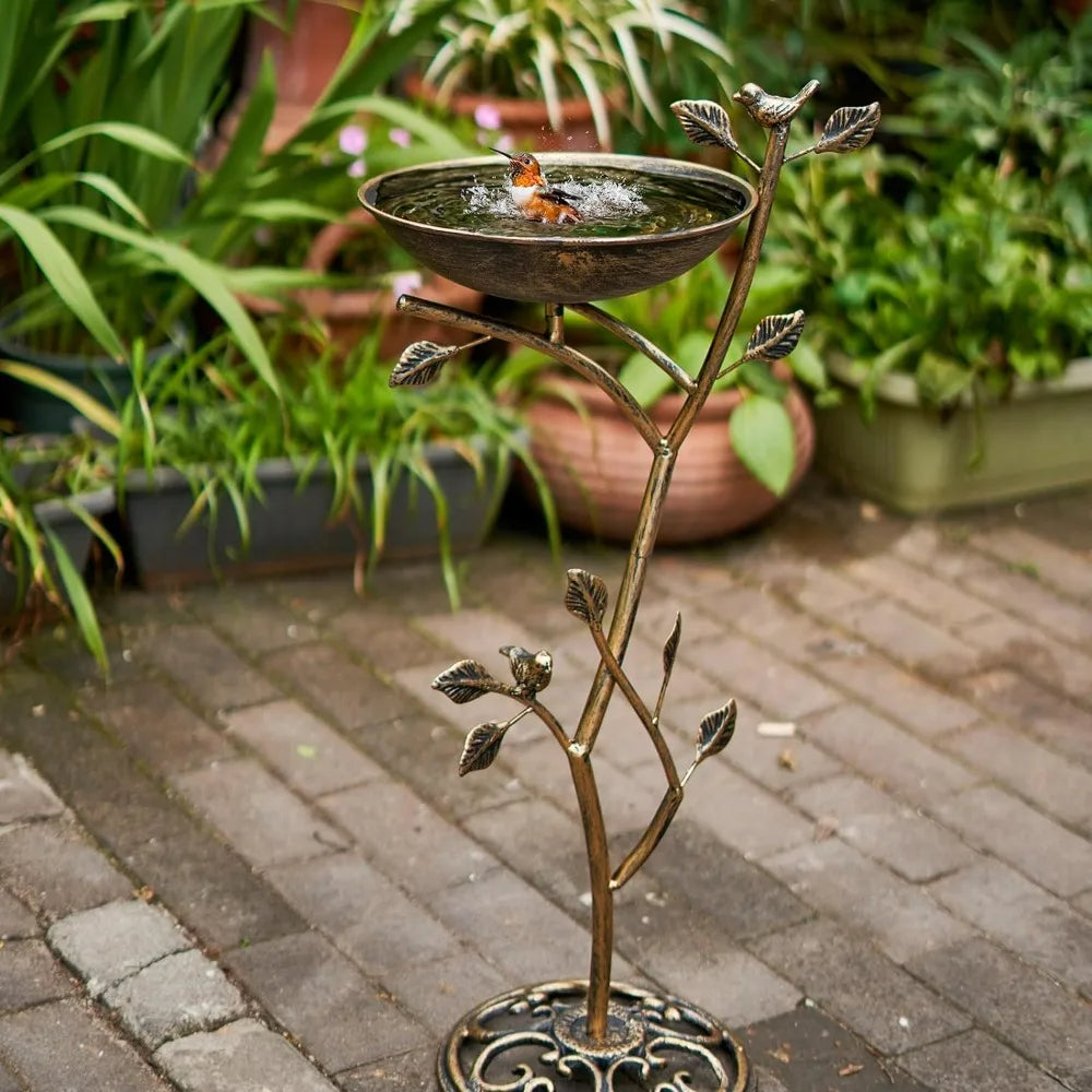 Cast Iron Vintage Bird Bath