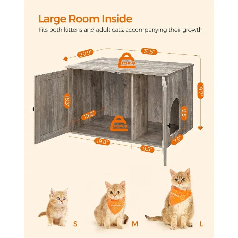 Cat Litter Box Enclosure