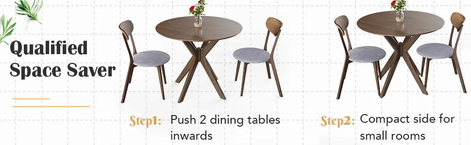 2 Person Dining Table and Chairs