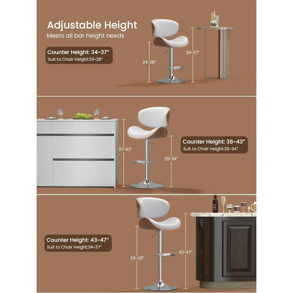 Swivel BarStools, Adjustable Height