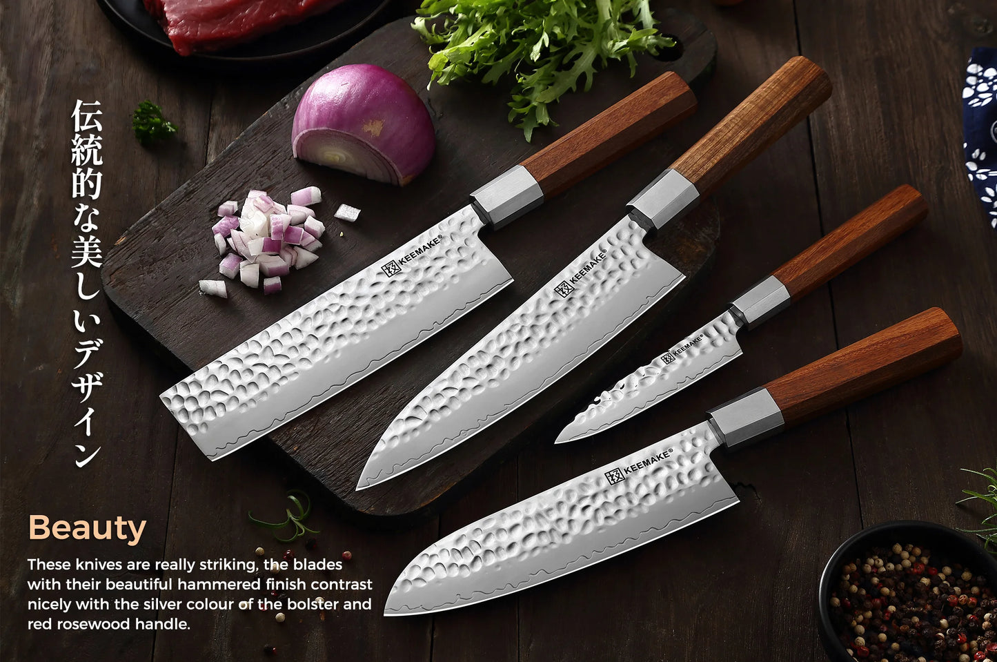 Kitchen Knives, High Carbon Stainless Steel