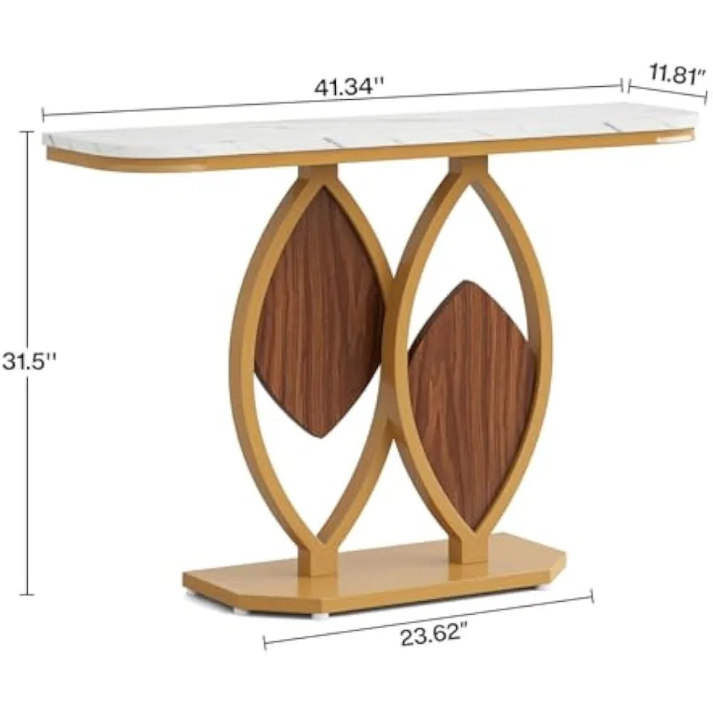 Modern Gold Console Table