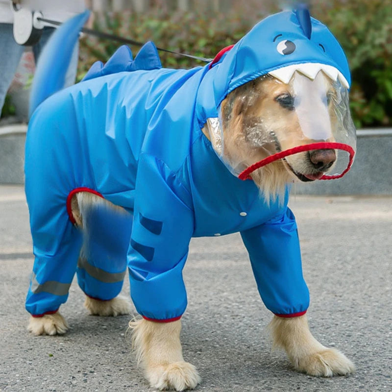 Large Dog Rain Coat Jacket