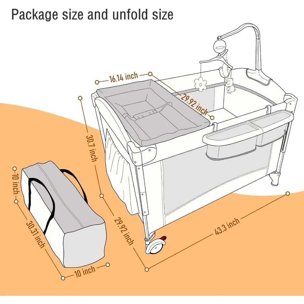 5 in 1 Baby Crib