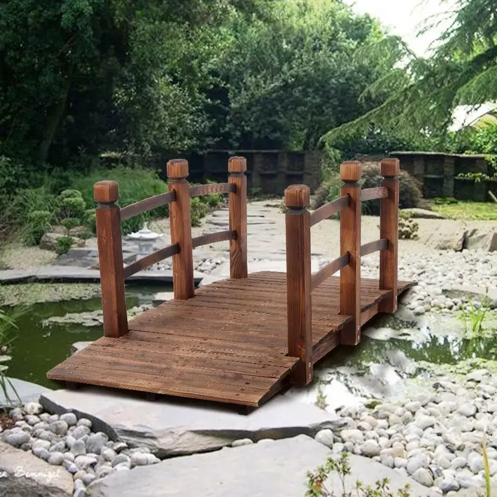 US 5FT/3.3FT Wooden Bridge