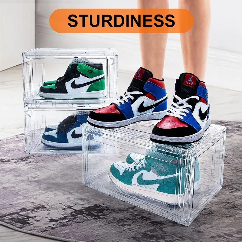 12 Pack Acrylic Shoe Boxes