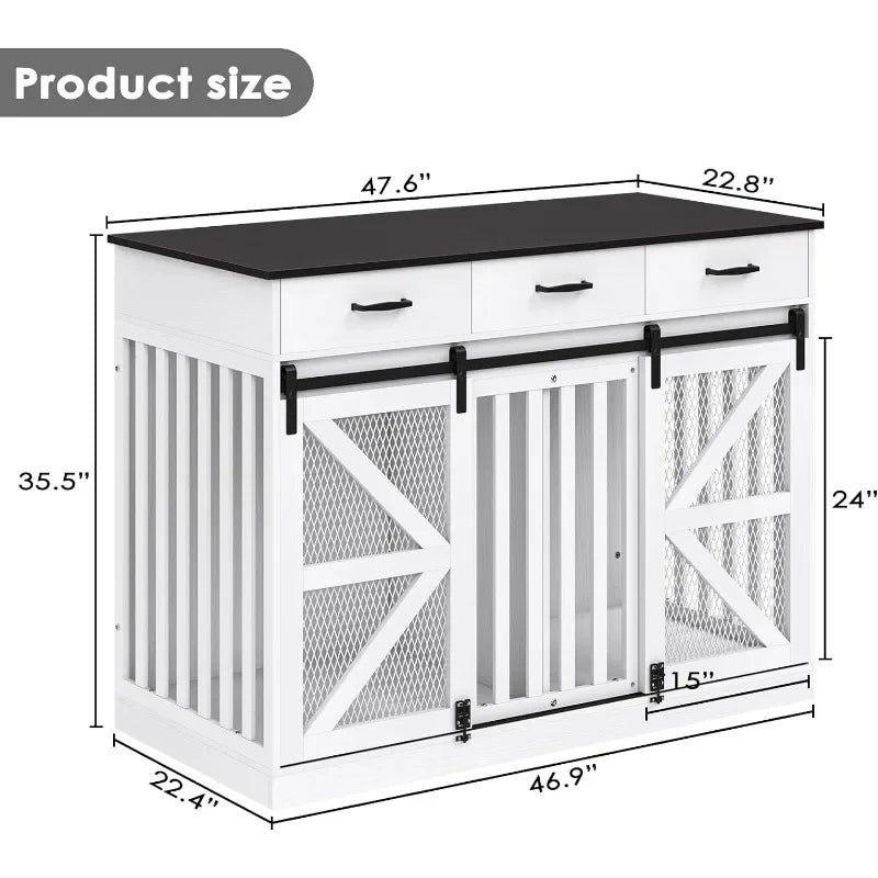 47 Inch Dog Crate Furniture