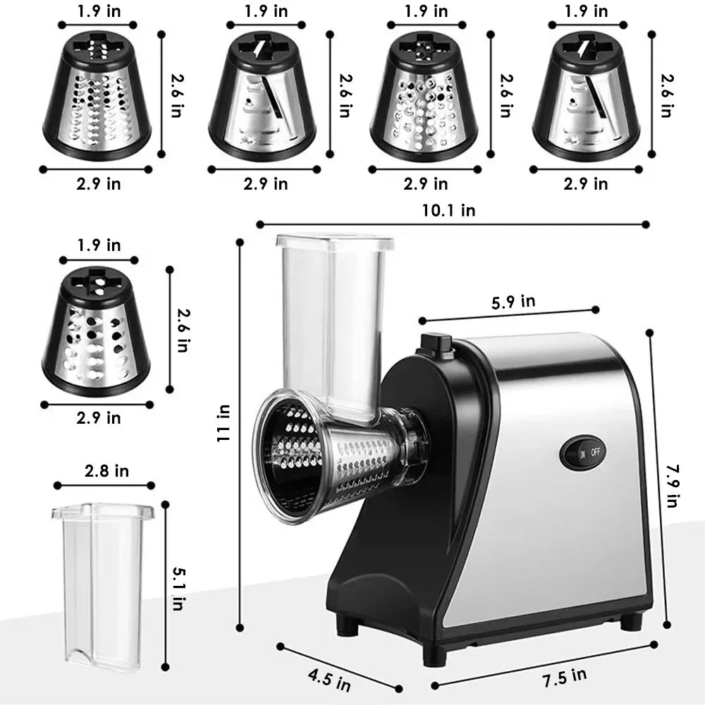 Electric Cheese Grater, Salad Makerand more