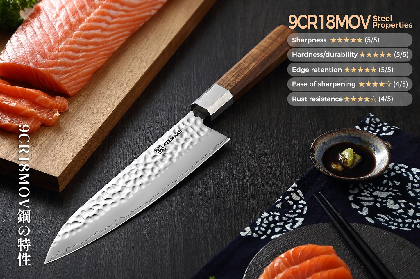 Kitchen Knives, High Carbon Stainless Steel