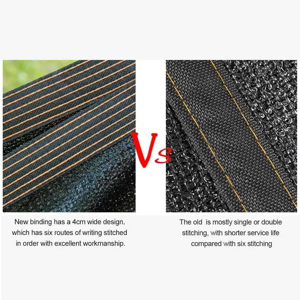 40% Black Shade Cloth with Grommets