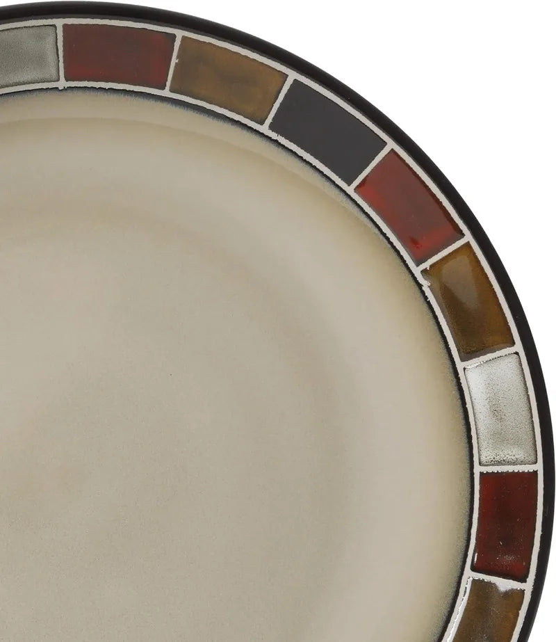 16 Piece Reactive Glaze Dinnerware Set