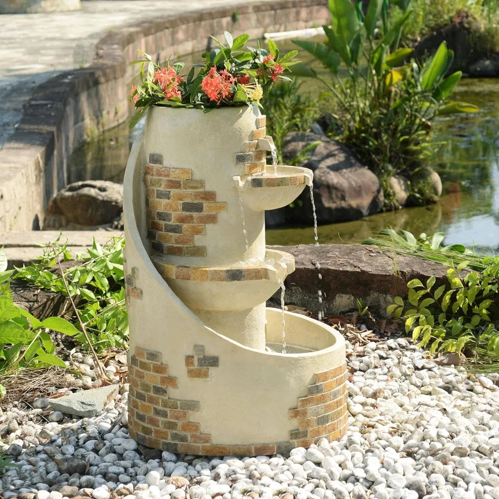 3-Tier Cascading  Water Fountain