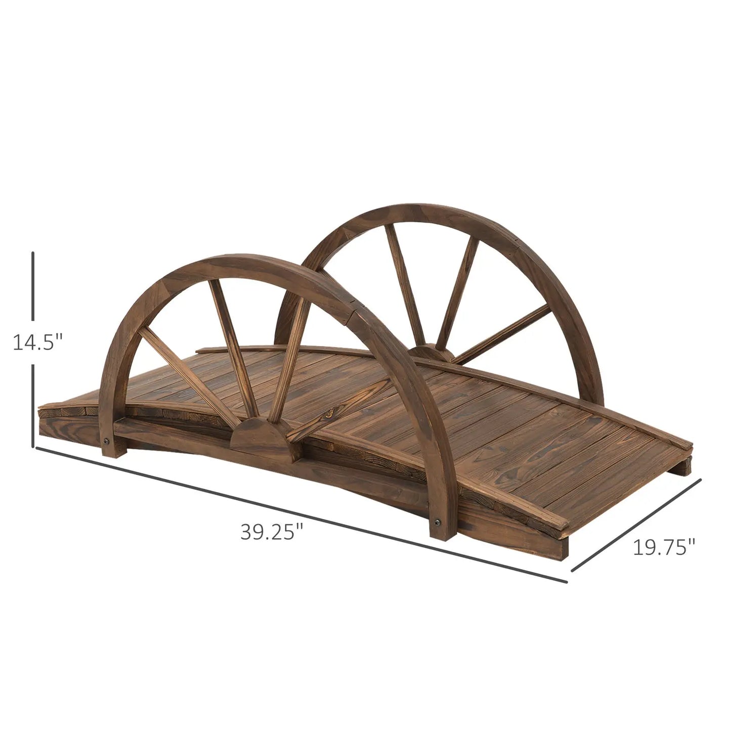 US 5FT/3.3FT Wooden Bridge