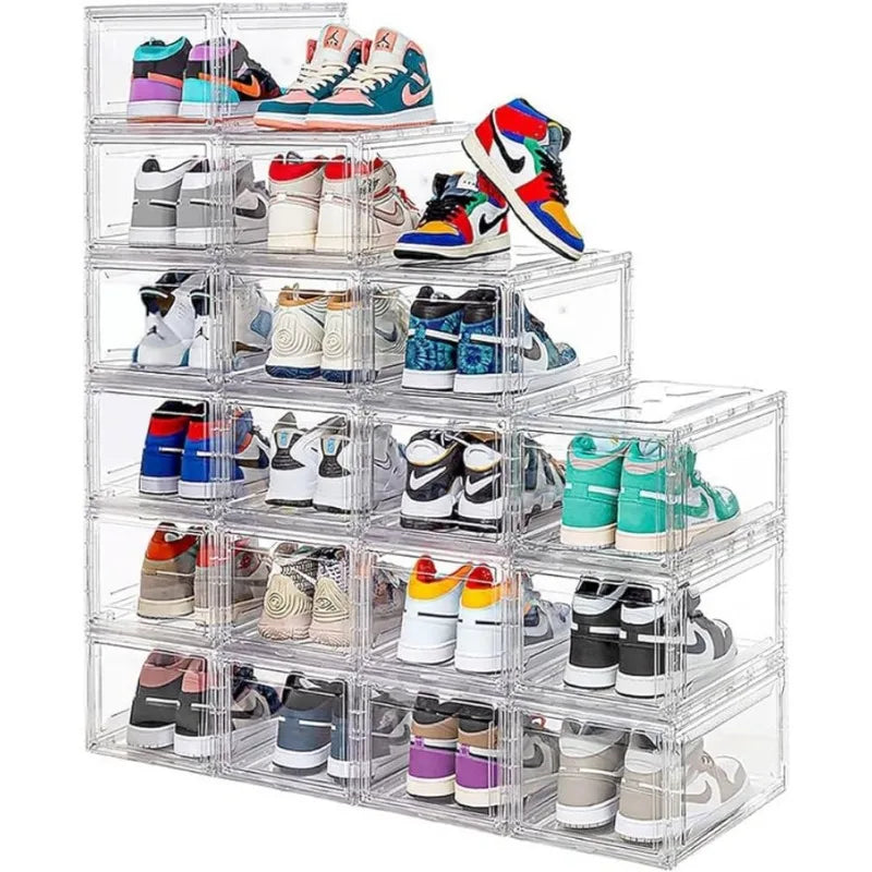 12 Pack Acrylic Shoe Boxes