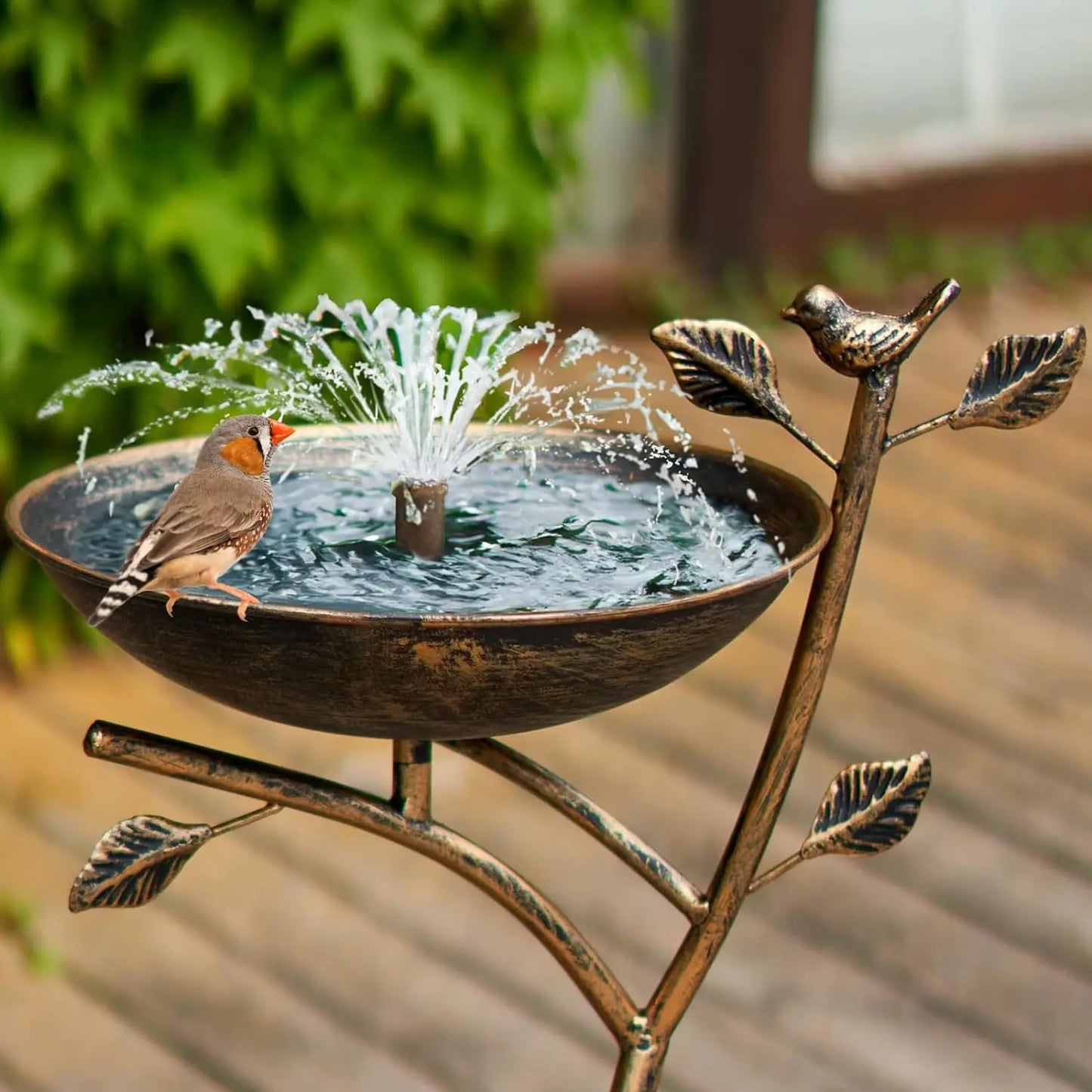 Cast Iron Vintage Bird Bath