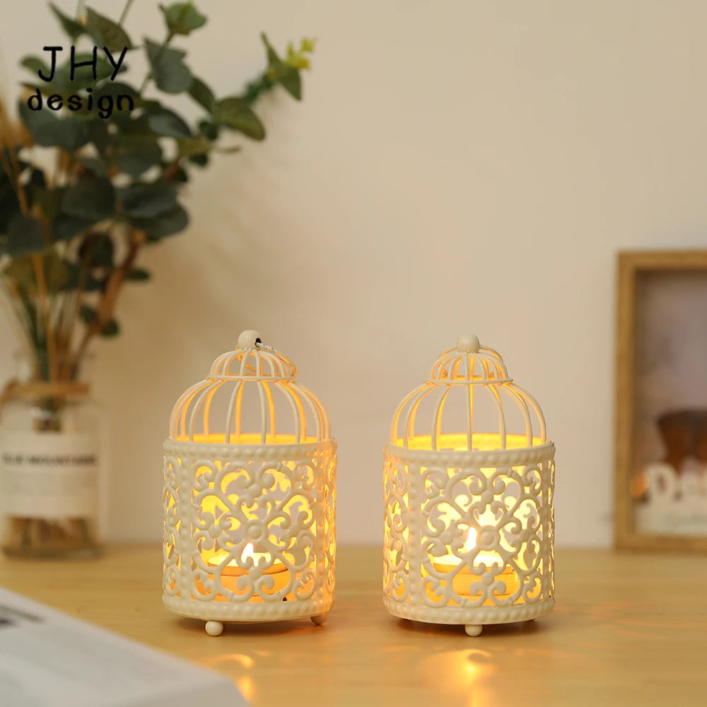 2 Pack Bird cage Candle Holder - My Store