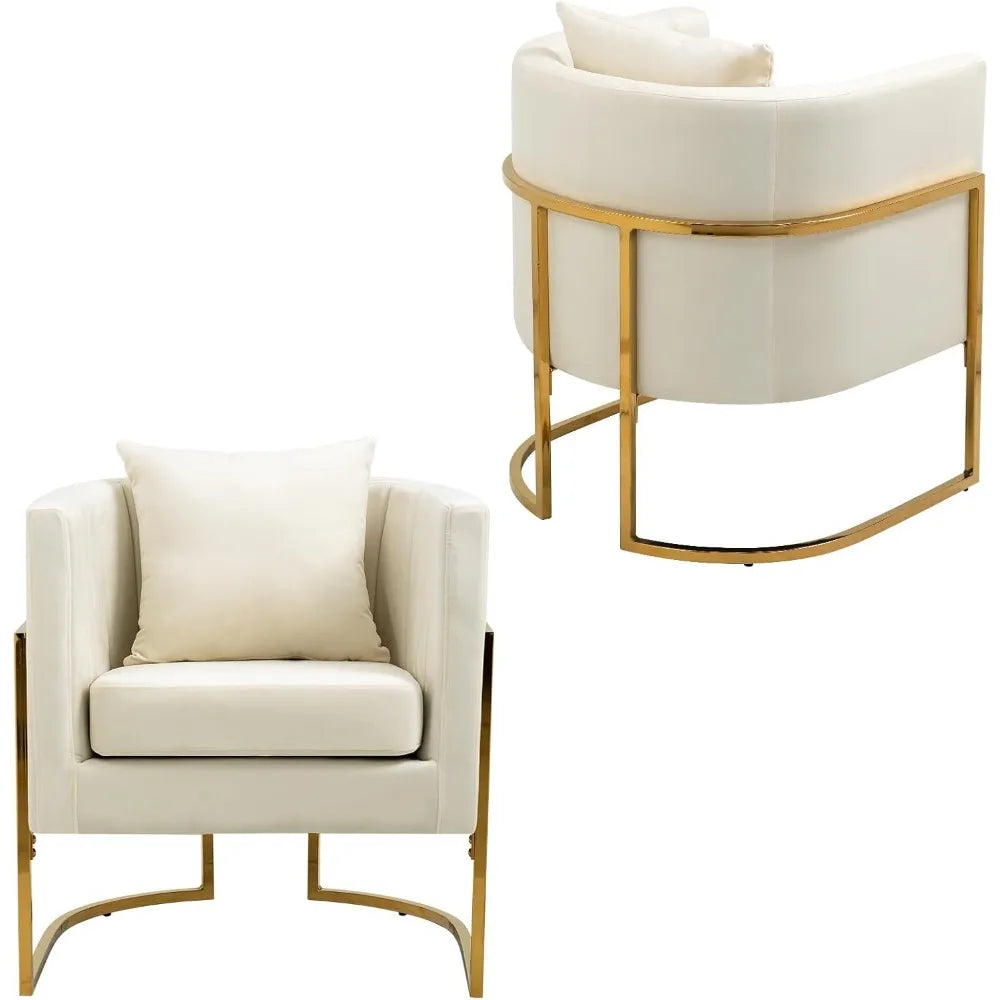 Modern Upholstered Barrel Armchairs 2