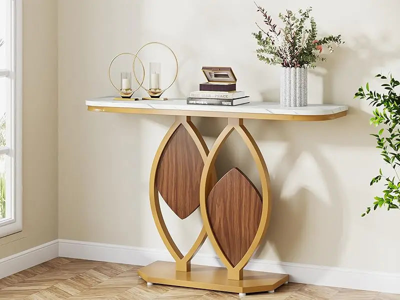 Modern Gold Console Table