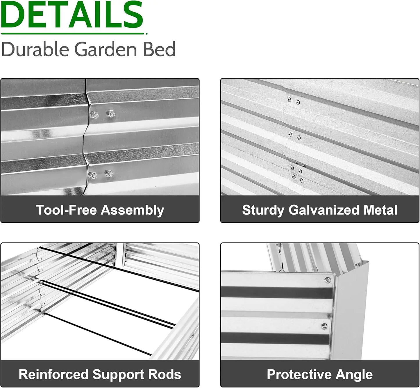 Galvanized Raised Garden Beds