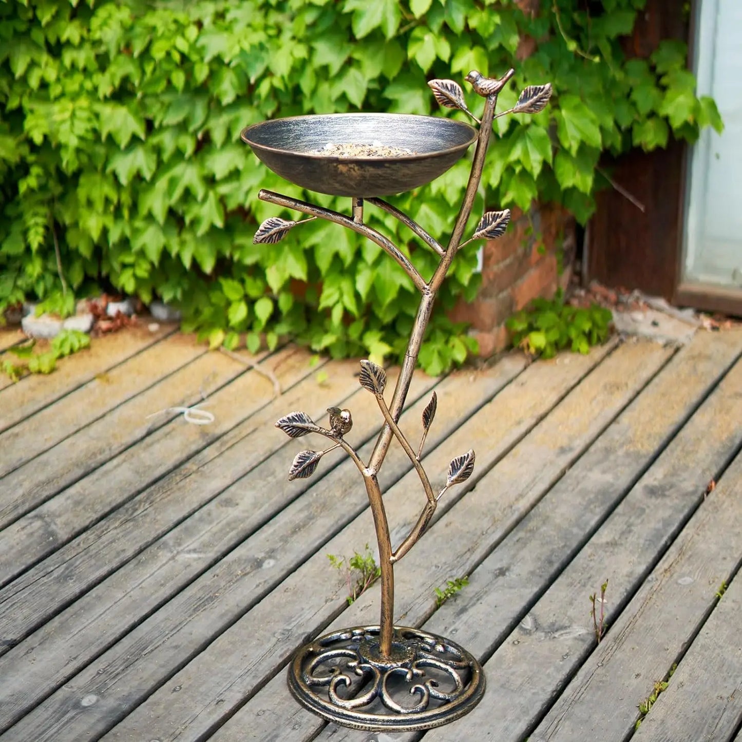 Cast Iron Vintage Bird Bath