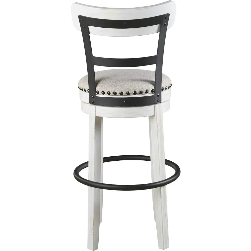 30" Barstool Chair Whitewash