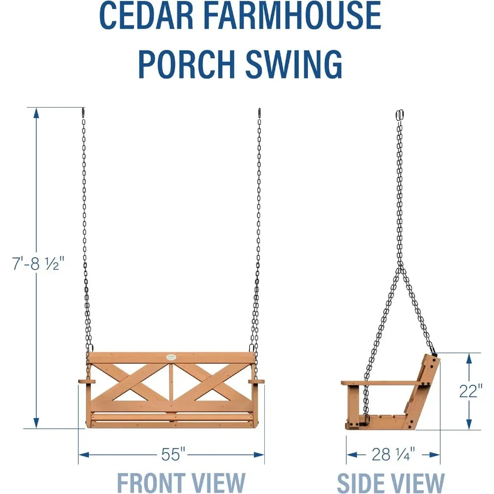 Cedar Porch Swing