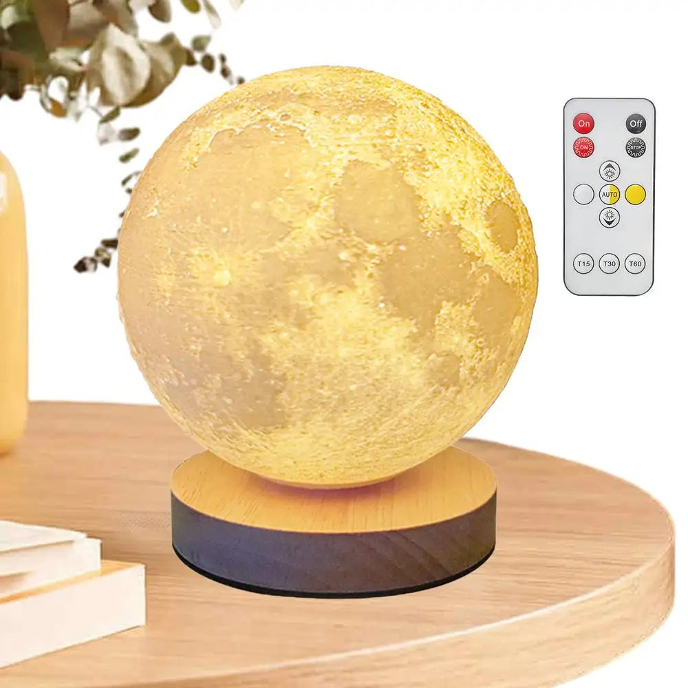 360 Rotating 3D Led Moon Lamp