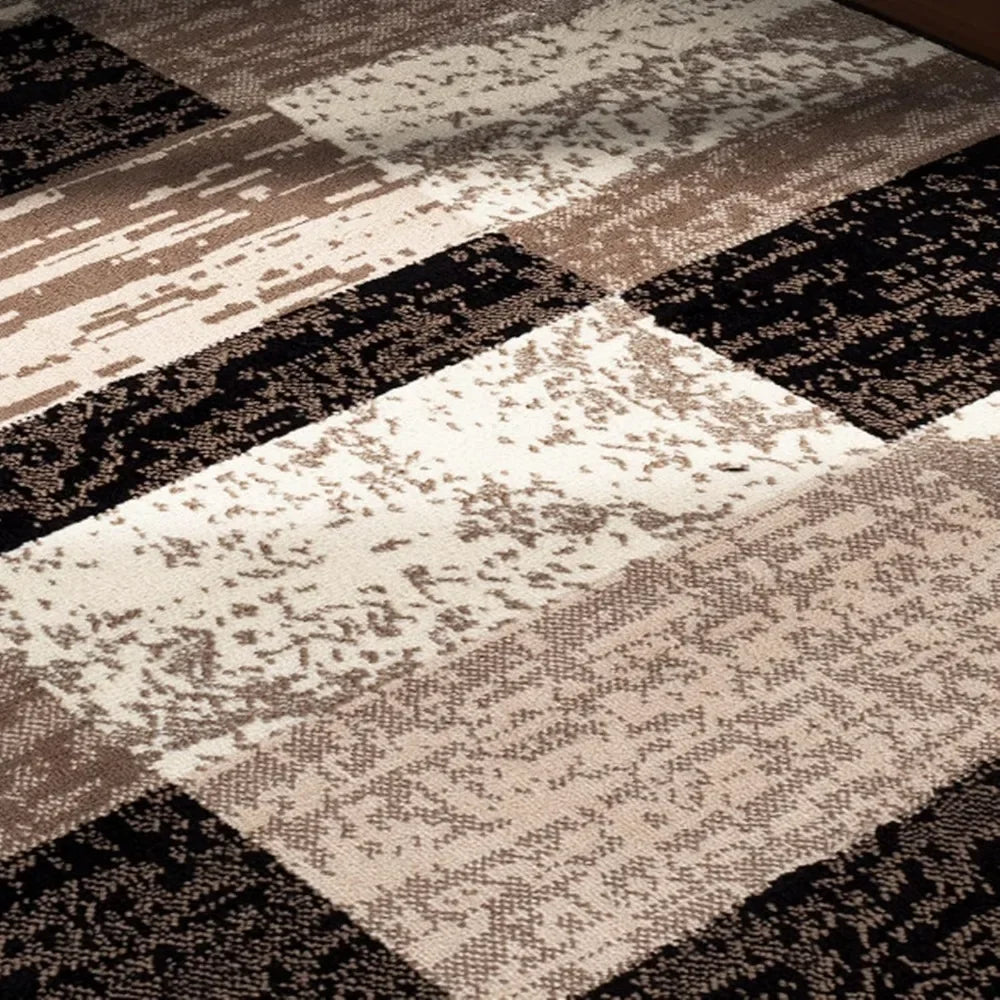 10x14 Area Rug, Geometric Patchwork Decor