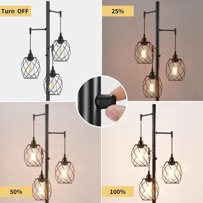 70" Dimmable Floor Lamp