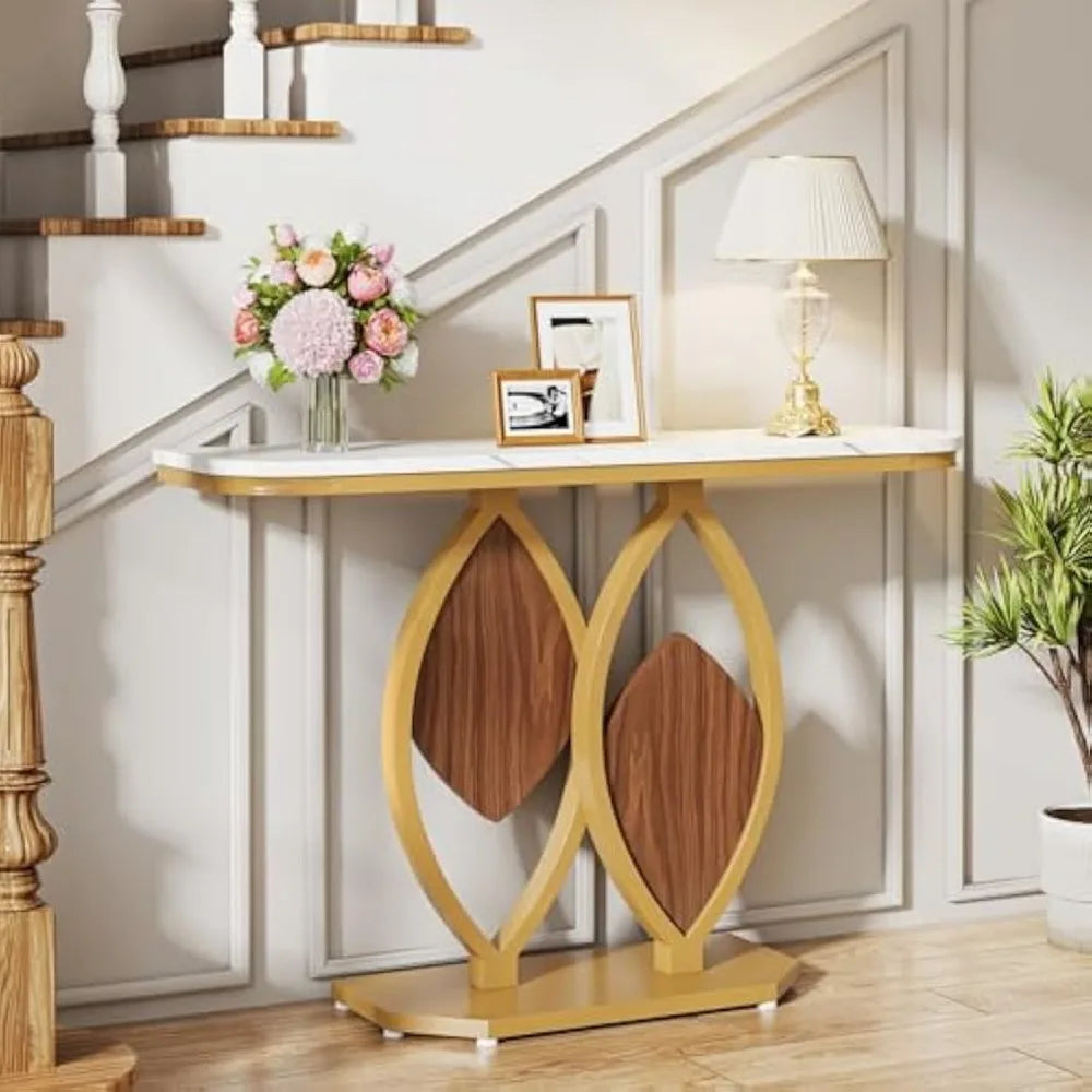 Modern Gold Console Table