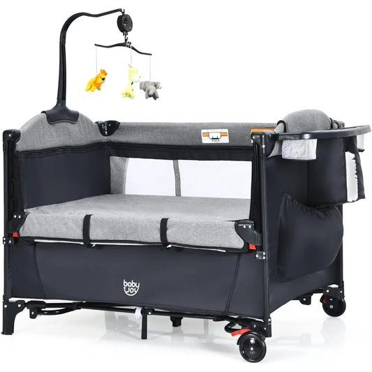 5-in-1 Pack and Play, Baby Bedside Sleeper